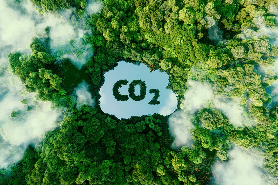 CO2、排気ガスの発生なし