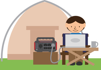 屋外で使えるポータブル電源